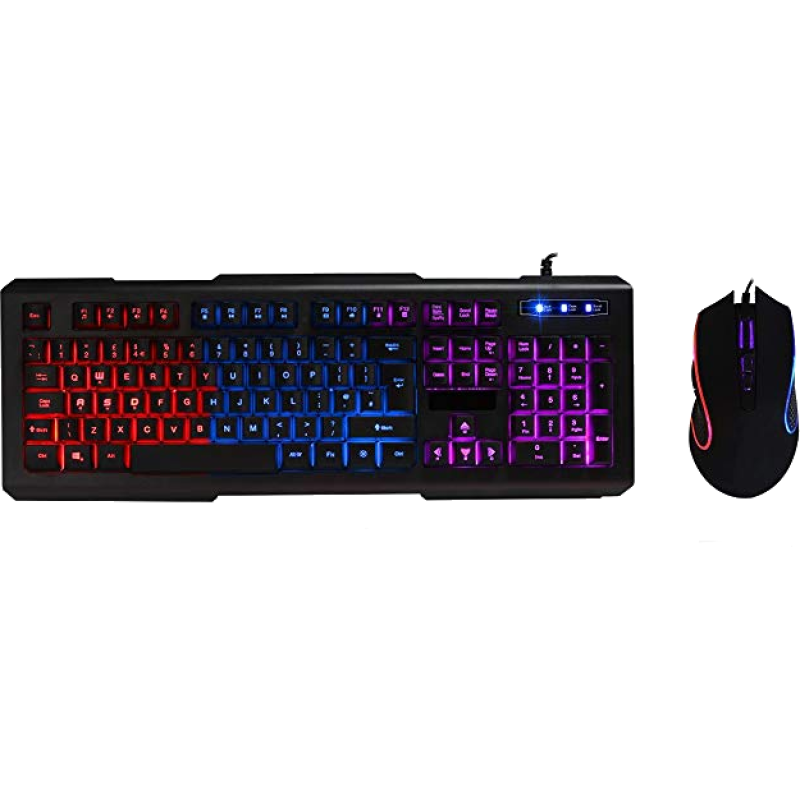CiT Avenger Illuminated keyboard & Mouse 3 Colour