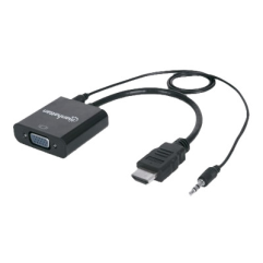 VGA to HDMI Cable Adapter with Audio