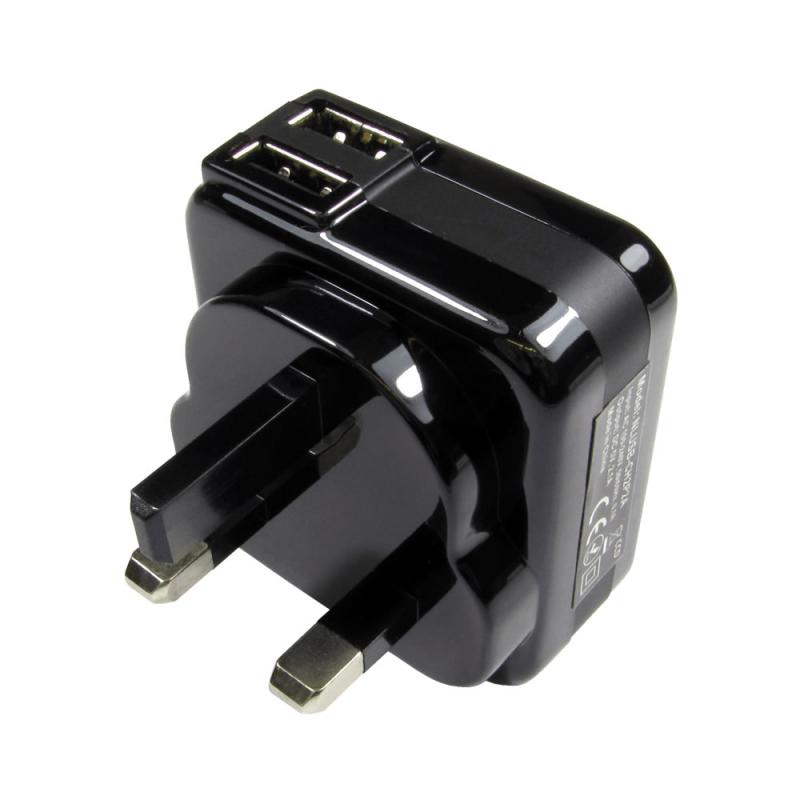 Newlink Two Port Mains USB Charger - 2.1 Amp