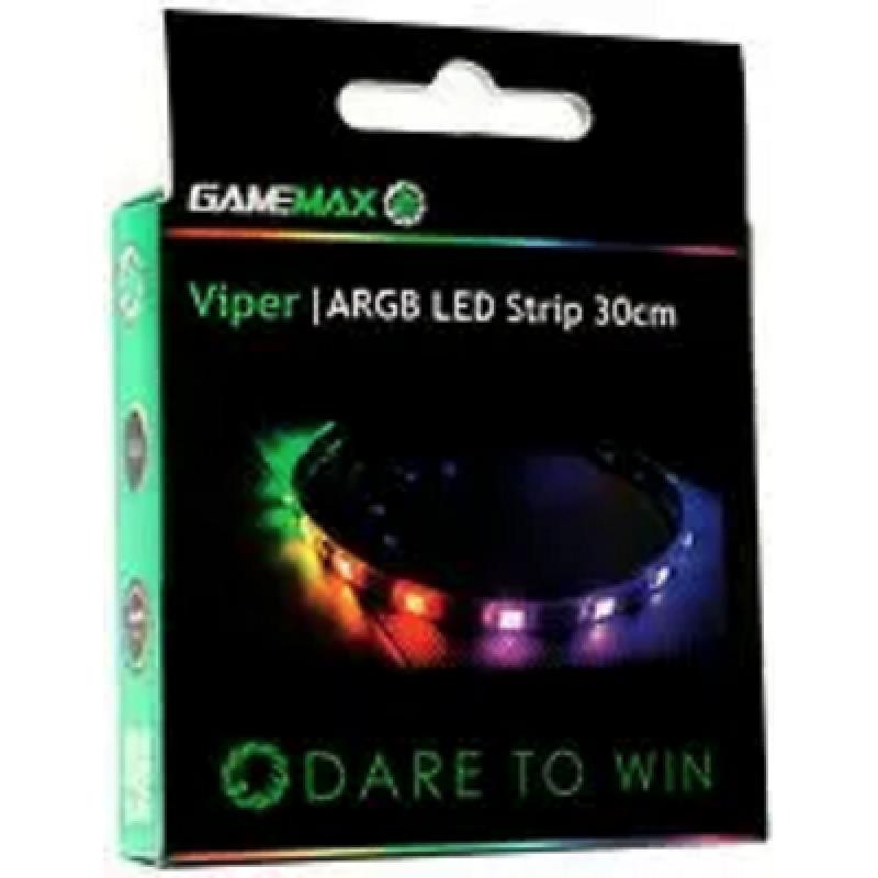 GameMax Viper ARGB 30cm Strip 3pin Aura Sync 15 LED