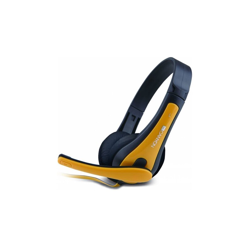 Canyon HSC-1 Black and Yellow Headset with Mic