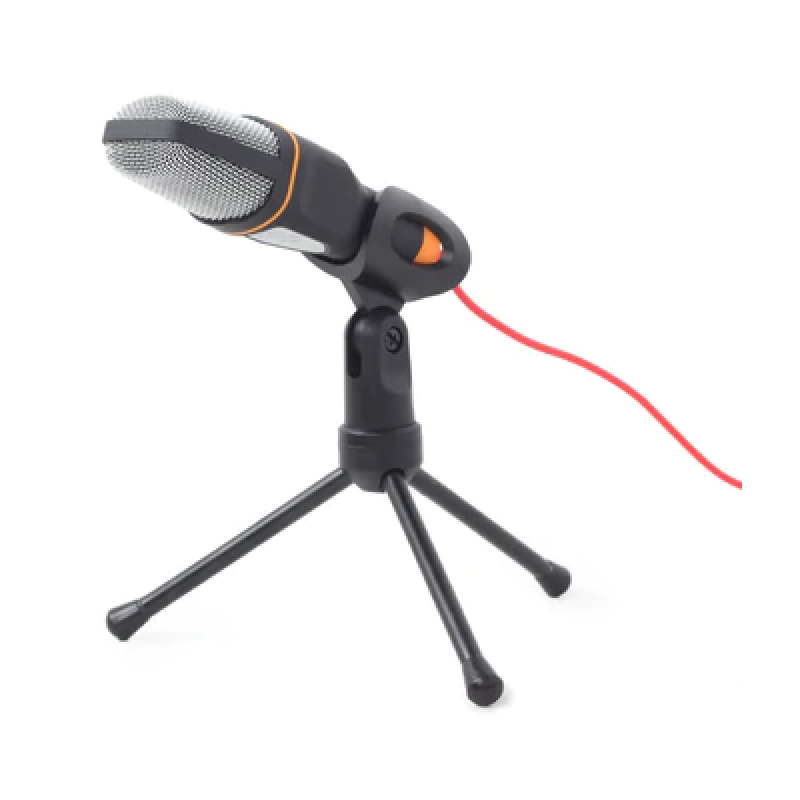 Gembird Desktop Microphone With Tripod - Black - MIC