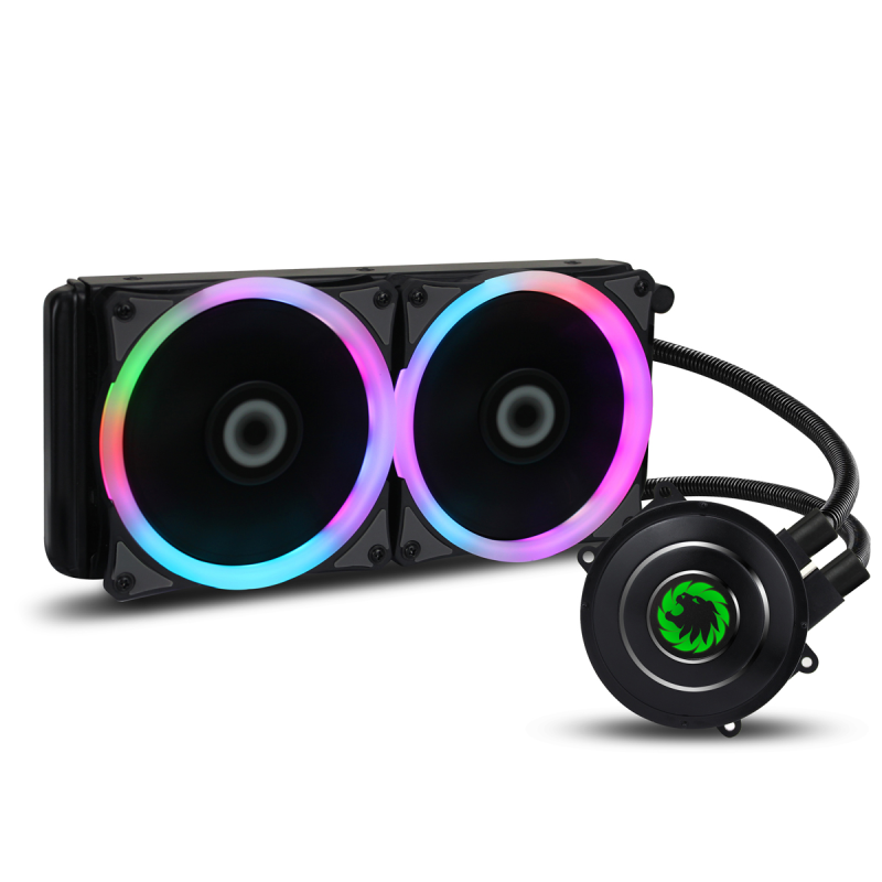Game Max Iceberg 240mm Water Cooling System with 7 Colour PWM Fans